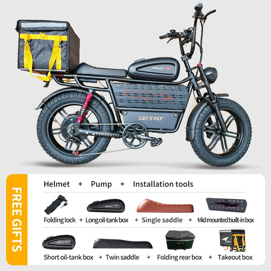 HAHOO H20 20 Inch EBike Mountain Bike 2000W Dual Suspension