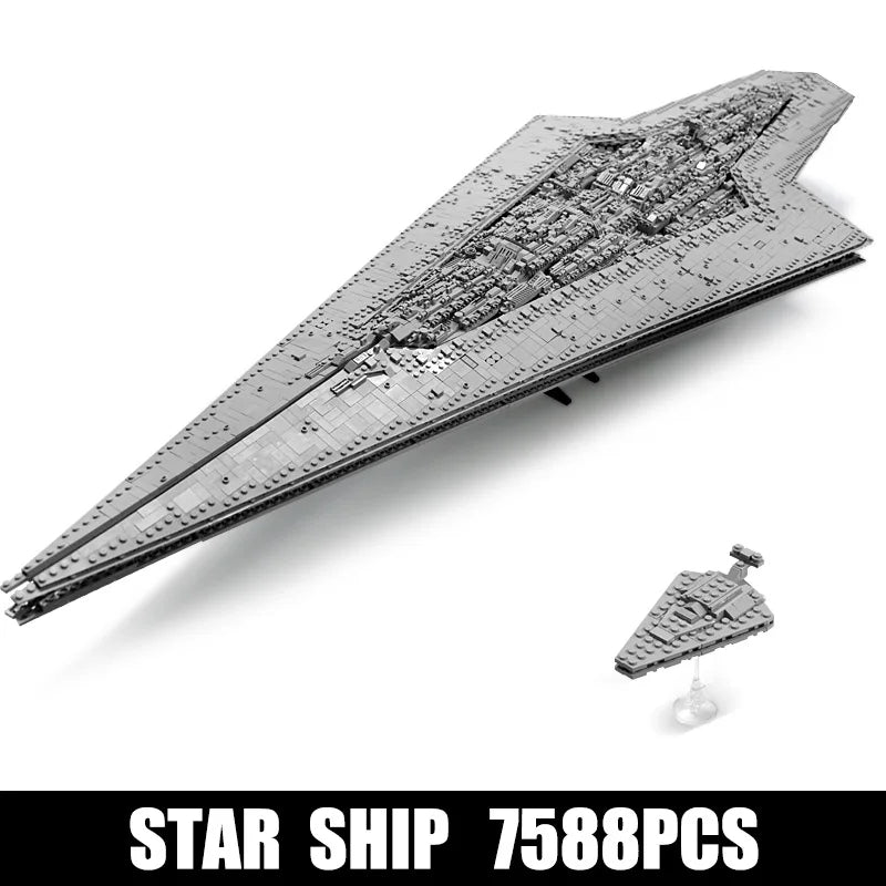New 13134 Star Plan Toys Executor Class Star Dreadnought Building Brick Set