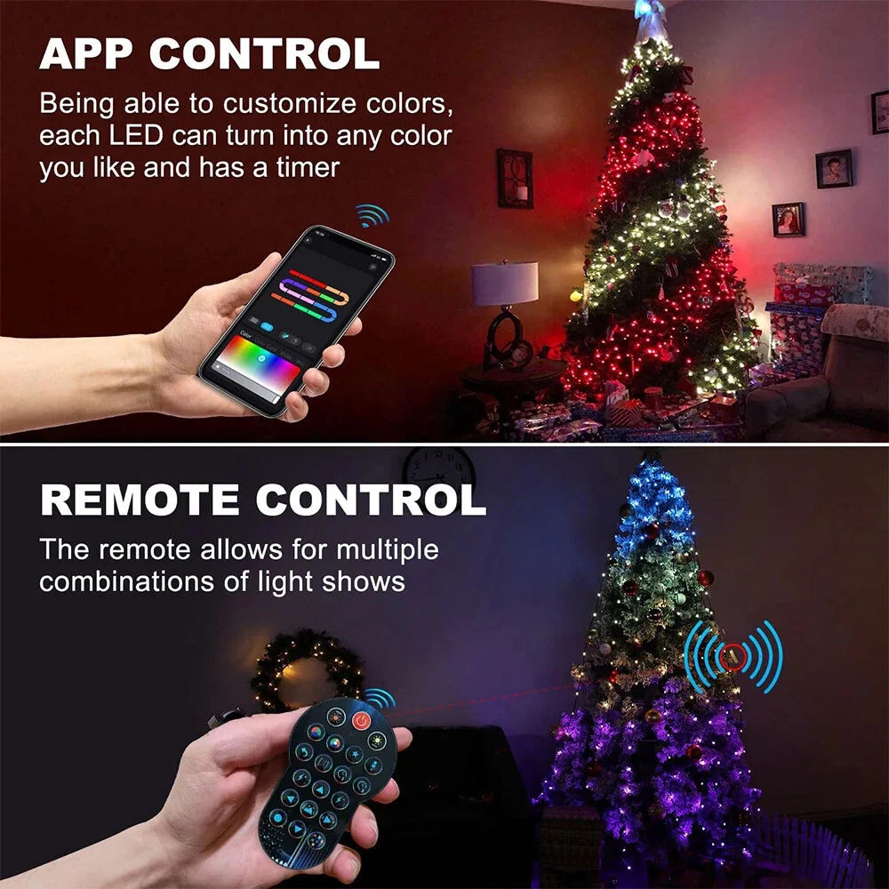 5V RGBIC Fairy String Light 1.8M Bluetooth App Remote