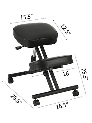SucceBuy Ergonomic Kneeling Chair With Thick Cushion For Home Office Posture